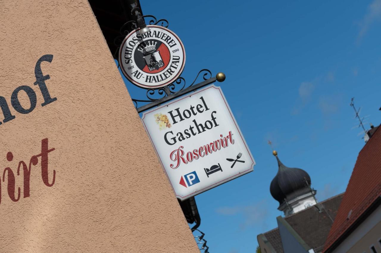 Hotel Gasthof Rosenwirt Au in der Hallertau Exterior photo
